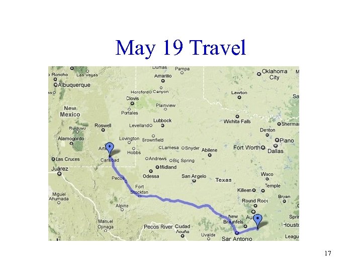 May 19 Travel 17 