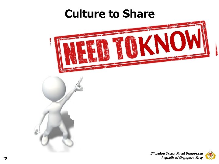 Culture to Share ARE H OW S KN 15 5 th Indian Ocean Naval