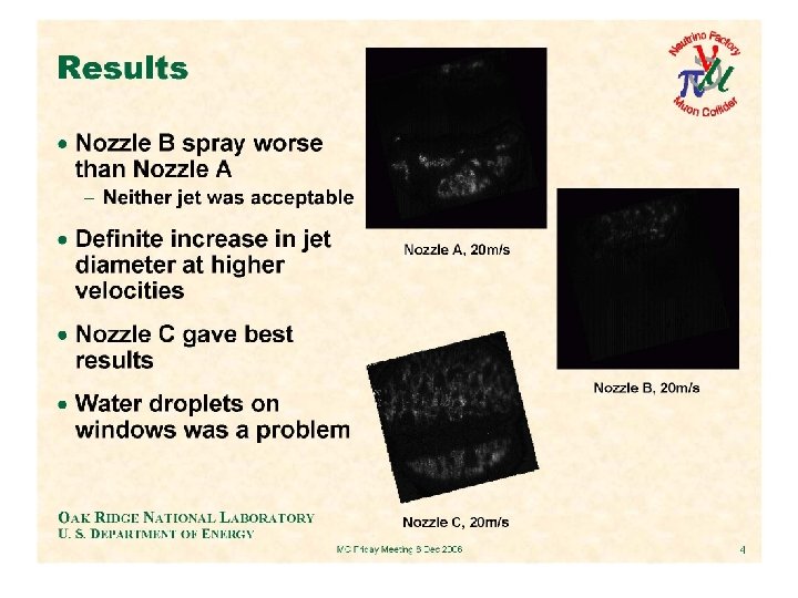 K. Mc. Donald Muon Collaboration Meeting 19 Mar 2008 