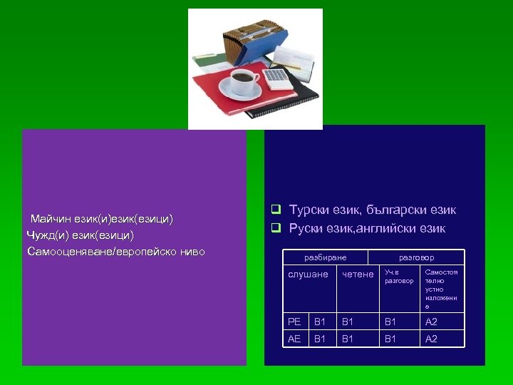 § Създаване на годишни планове § по АЕ, ЧПр, Б, Х и ИИ q