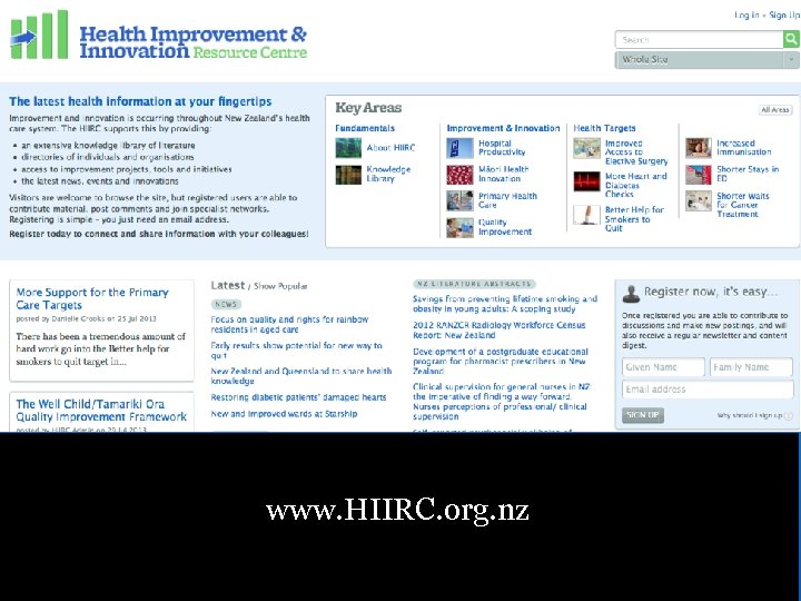 www. HIIRC. org. nz 