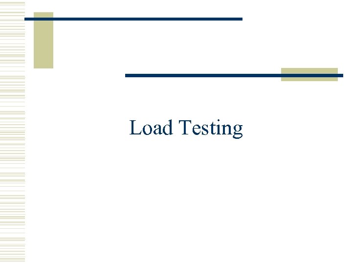 Load Testing 