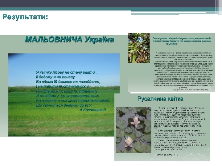 Результати: Використання технології Інтел 