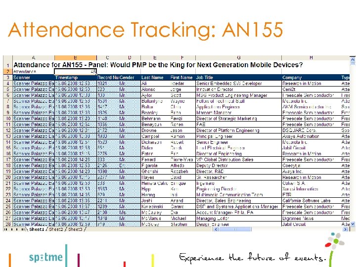 Attendance Tracking: AN 155 