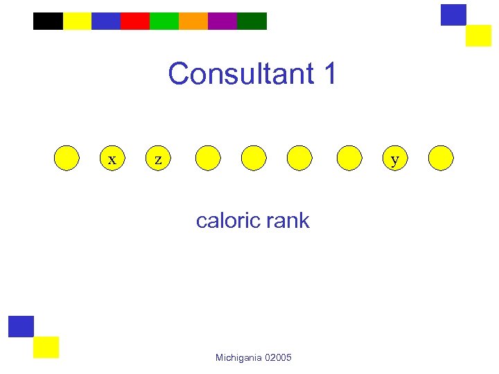 Consultant 1 x z y caloric rank Michigania 02005 