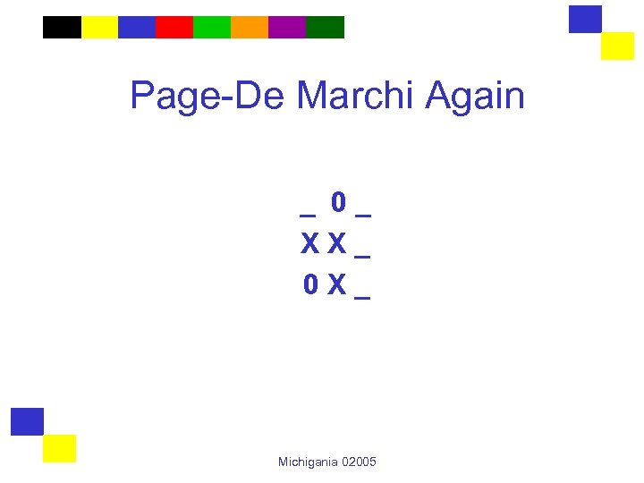 Page-De Marchi Again _ 0_ XX_ 0 X_ Michigania 02005 