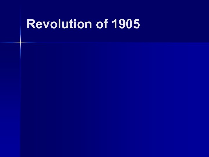 Revolution of 1905 