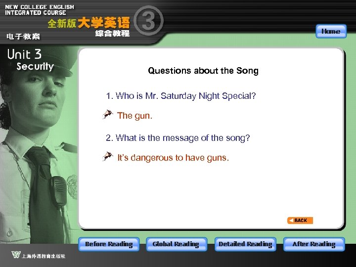 Questions about the Song 1. Who is Mr. Saturday Night Special? The gun. 2.