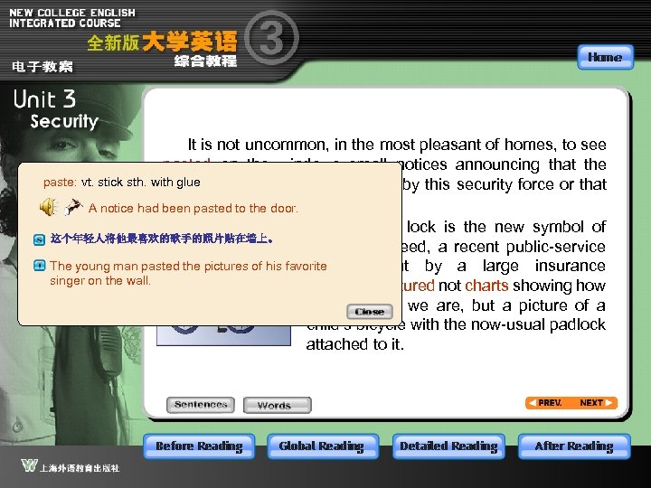 It is not uncommon, in the most pleasant of homes, to see pasted on