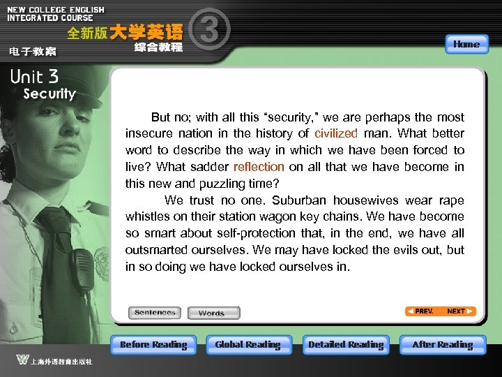 But no; with all this “security, ” we are perhaps the most insecure nation