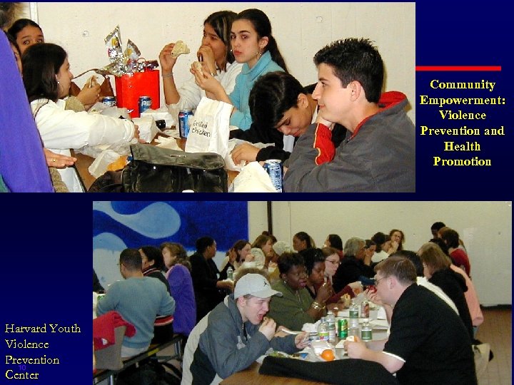 Community Empowerment: Violence Prevention and Health Promotion Harvard Youth Violence Prevention 10 Center 