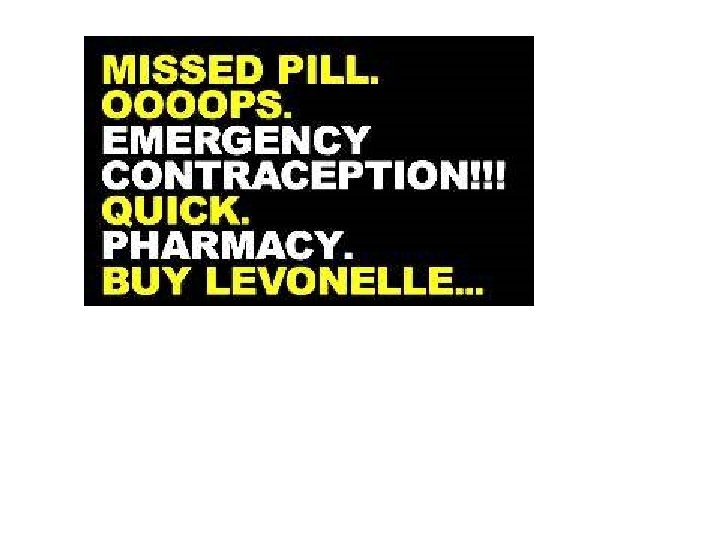 …phew* You can now buy the emergency contraceptive pill from the pharmacy. It’s called