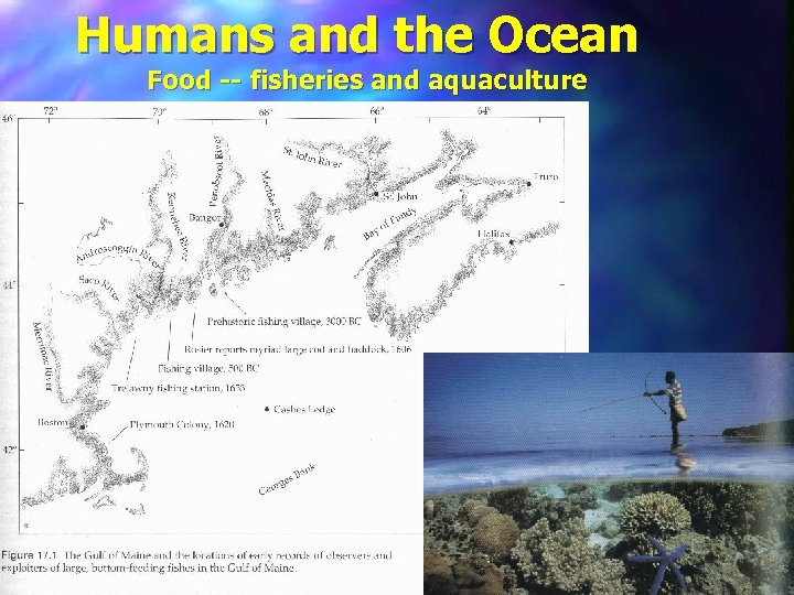 Humans and the Ocean Food -- fisheries and aquaculture 