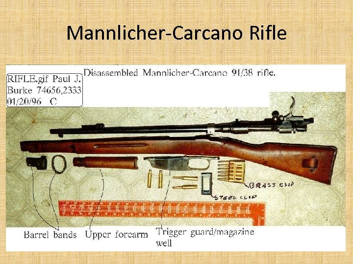 Mannlicher-Carcano Rifle 