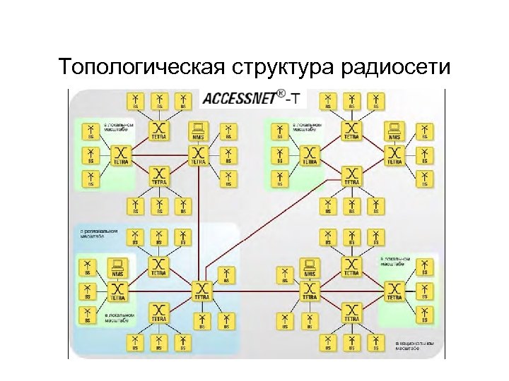 Топологическая структура радиосети 