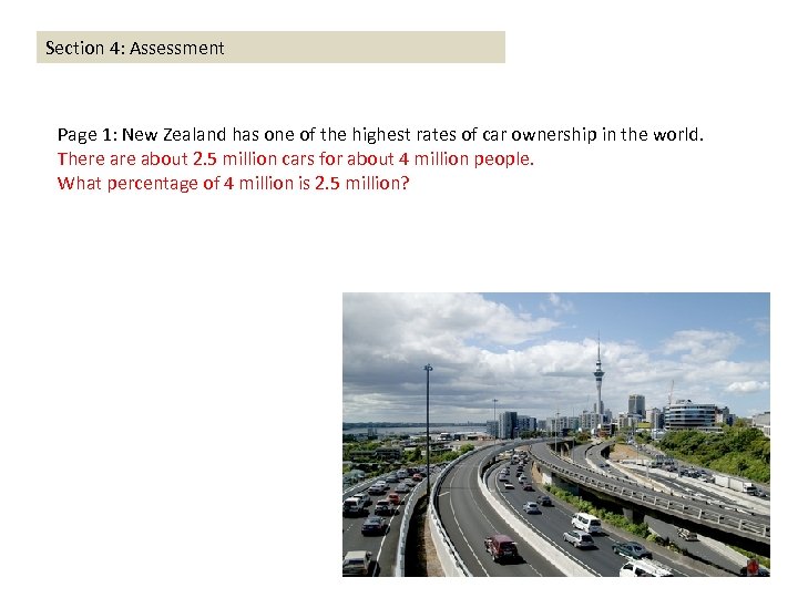 Section 4: Assessment Page 1: New Zealand has one of the highest rates of