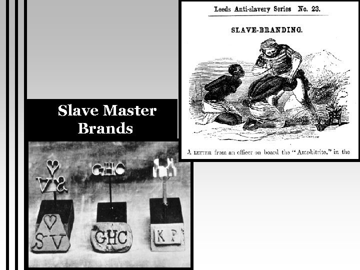 Slave Master Brands 