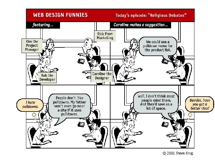 © 2001 Steve Krug © 2001 Steve 