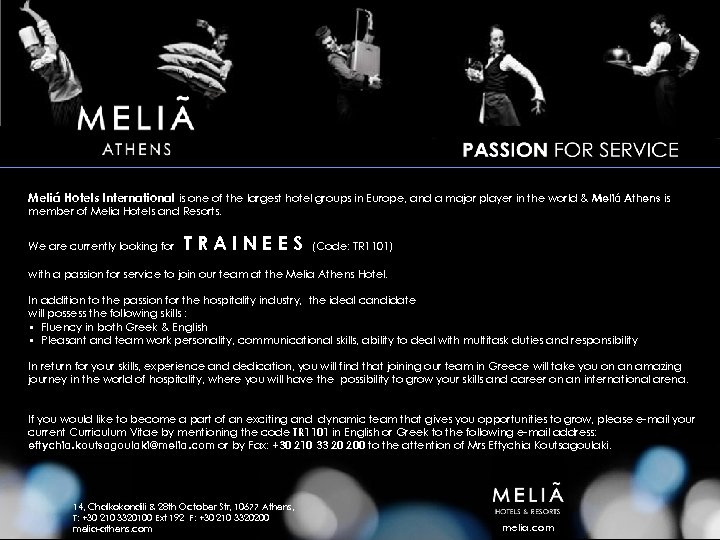 Meliá Hotels International is one of the largest hotel groups in Europe, and a