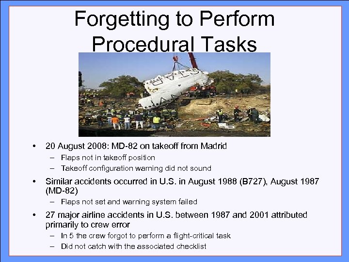 Forgetting to Perform Click. Procedural Tasks style to edit Master title • • •