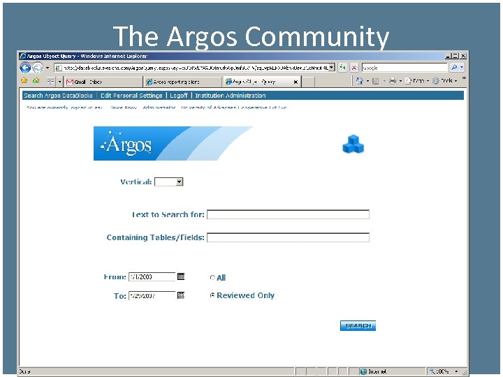 The Argos Community 