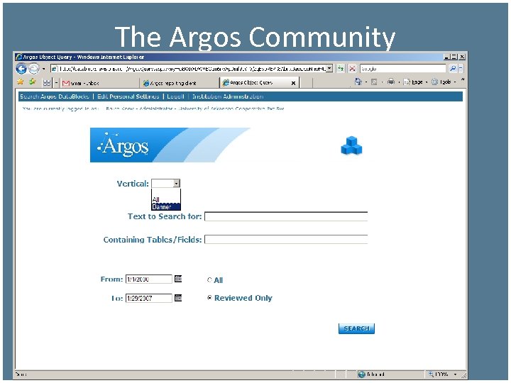 The Argos Community 