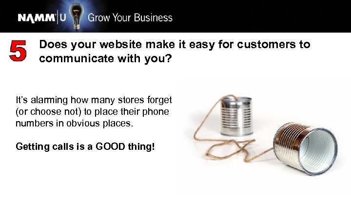 Does your website make it easy for customers to communicate with you? It’s alarming