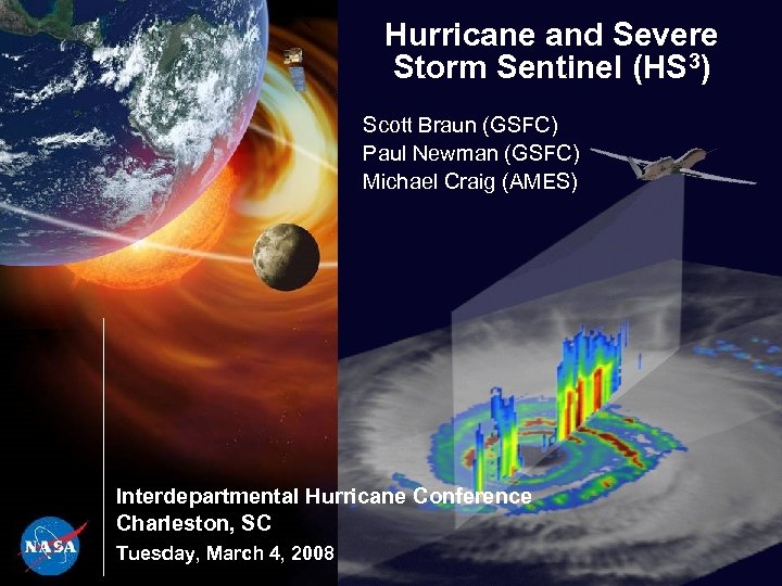 Hurricane and Severe Storm Sentinel (HS 3) Scott Braun (GSFC) Paul Newman (GSFC) Michael