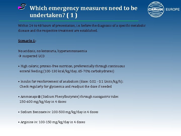 Which emergency measures need to be undertaken? ( 1 ) Within 24 to 48