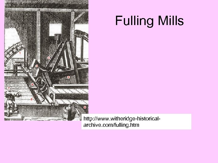 Fulling Mills http: //www. witheridge-historicalarchive. com/fulling. htm 