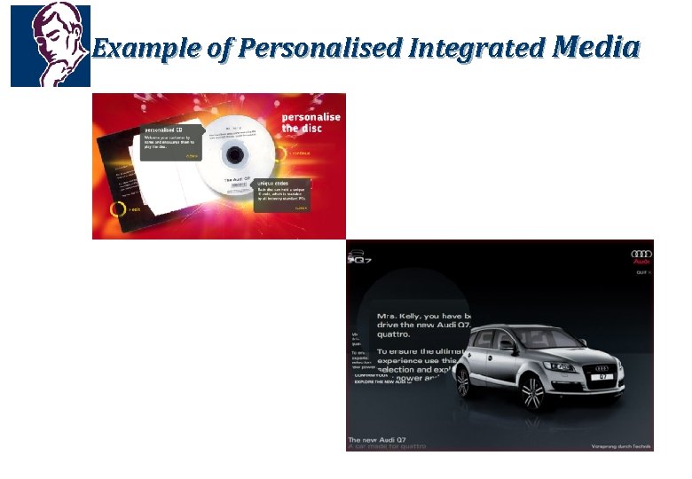 Example of Personalised Integrated Media 