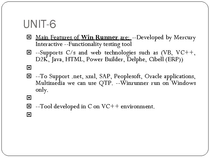 winrunner and rational testing tools