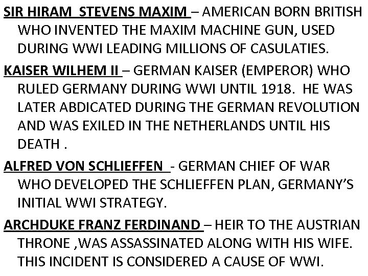 SIR HIRAM STEVENS MAXIM – AMERICAN BORN BRITISH WHO INVENTED THE MAXIM MACHINE GUN,
