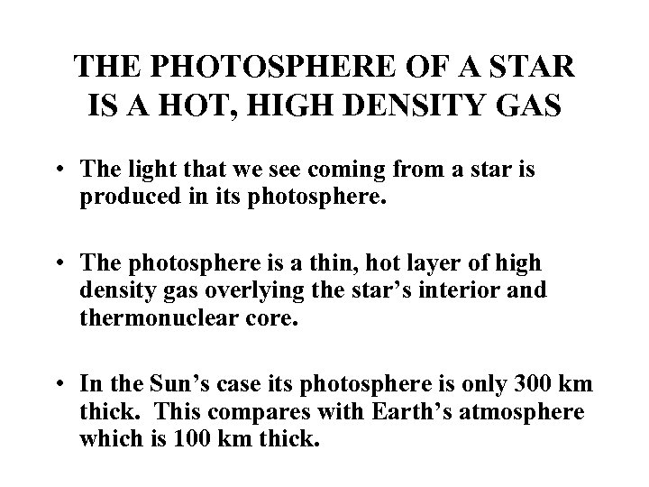 temperature of the photosphere of the sun