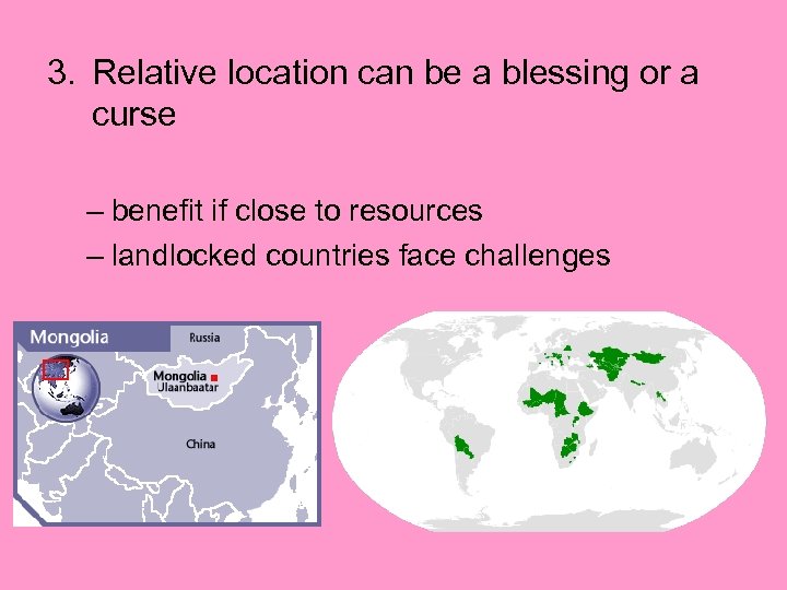 3. Relative location can be a blessing or a curse – benefit if close