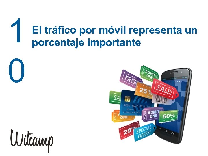 1 0 El tráfico por móvil representa un porcentaje importante 