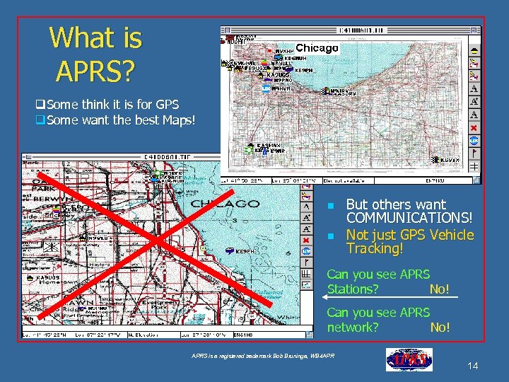 What is APRS? q. Some think it is for GPS q. Some want the