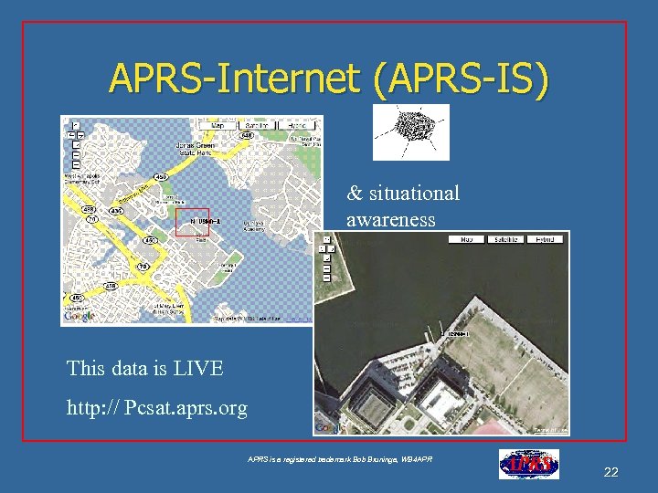 APRS-Internet (APRS-IS) Google for “USNA Buoy” Select USNA-1 & situational awareness This data is