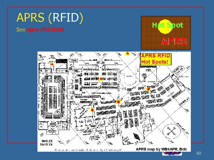 APRS (RFID) See aprs-rfid. html Hot Spot APRS is a registered trademark Bob Bruninga,