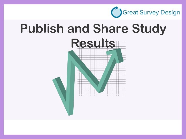 Publish and Share Study Results 