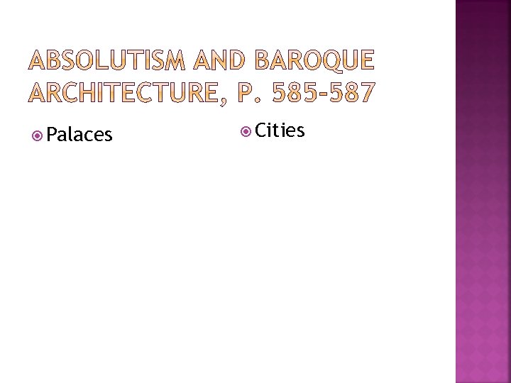  Palaces Cities 