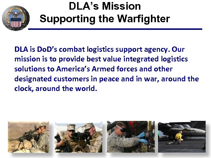 Defense Logistics Agency Doing Business With DLA Tribal