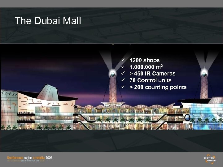 The Dubai Mall ü ü ü 1200 shops 1. 000 m 2 > 450