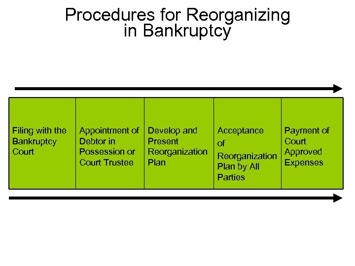 Procedures for Reorganizing in Bankruptcy Filing with the Appointment of Develop and Bankruptcy Debtor