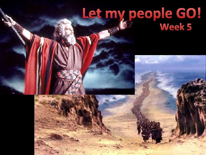 Let my people GO! Week 5 