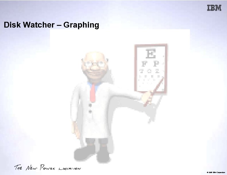 Disk Watcher – Graphing © 2009 IBM Corporation 