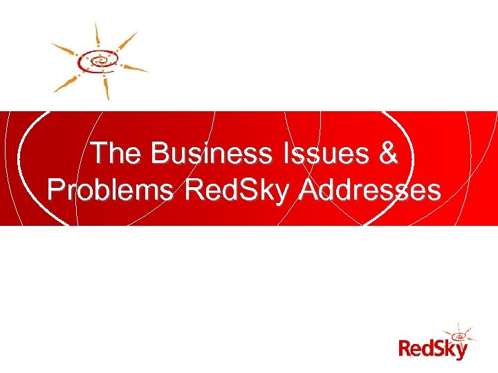 The Business Issues & Problems Red. Sky Addresses 