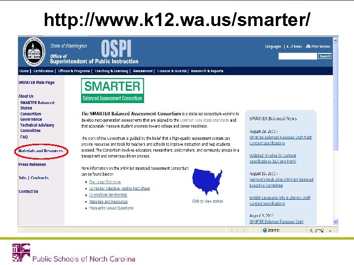 http: //www. k 12. wa. us/smarter/ 