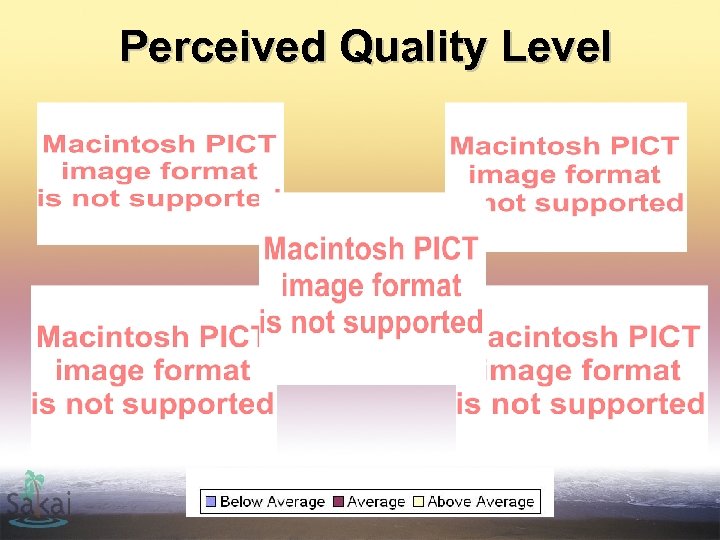 Perceived Quality Level 