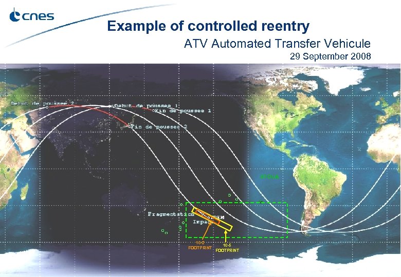 Example of controlled reentry ATV Automated Transfer Vehicule 29 September 2008 SPOUA 10 -2